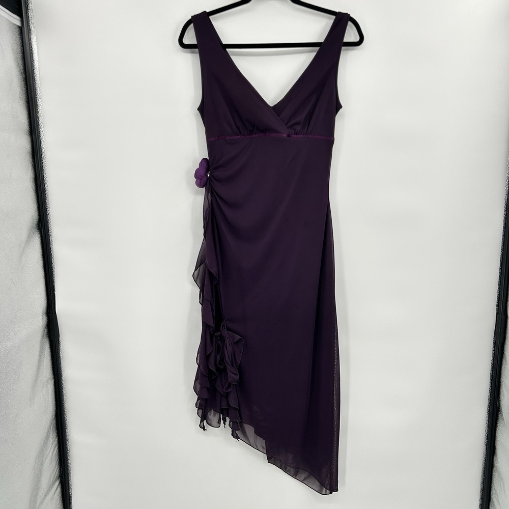 Vintage Y2K Ruby Rox Whimsigoth Fairy Dress Size M Asymmetrical Romantic Chiffon